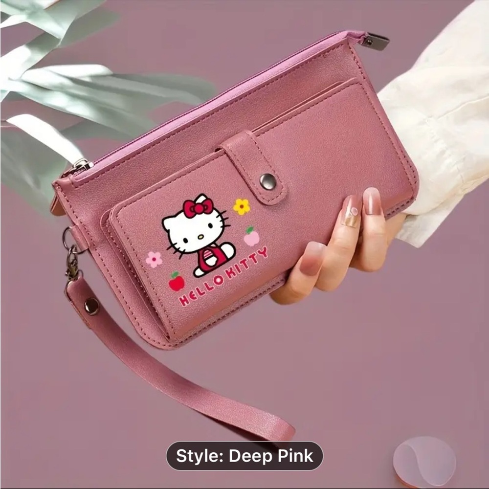 Hello Kitty Pink Wristlet Clutch - Picture 8 of 12